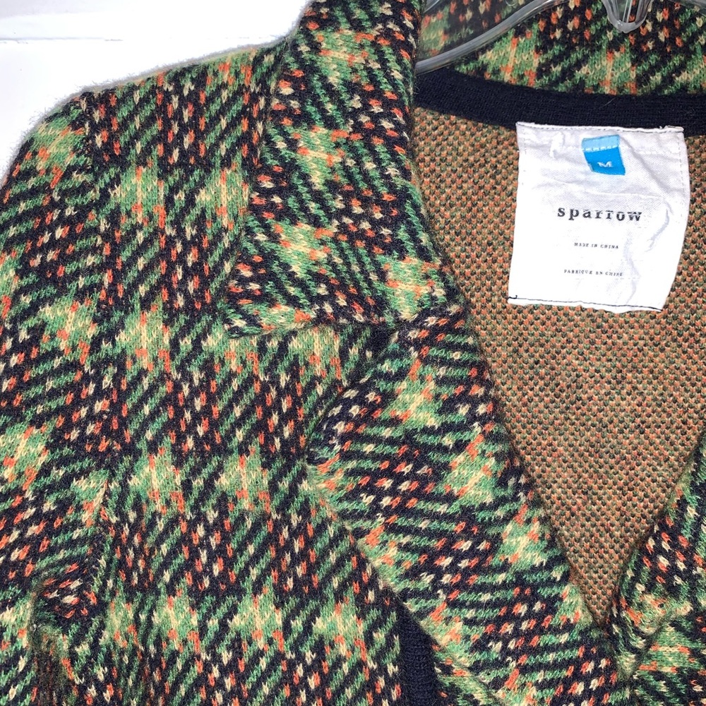 Anthropologie Sparrow Millbrook Jacquard Cardigan - Picture 8 of 16